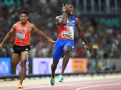 Noah Lyles impone nueva marca en los 100 metros