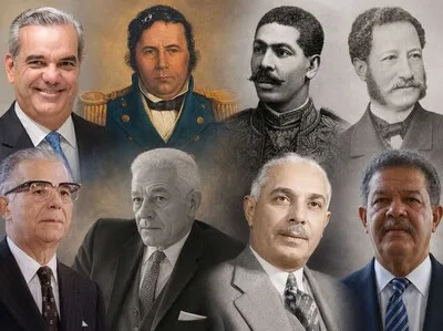 Presidentes dominicanos y su origen geográfico en la historia política