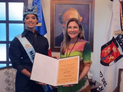 Miss Mundo 2026 es declarada hija adoptiva de Santo Domingo