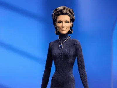 Barbie rinde homenaje a Celine Dion con vestido de los Oscar 1998